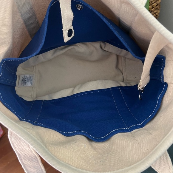 Lands’ End bright blue Boat and Tote bag. - Picture 4 of 7